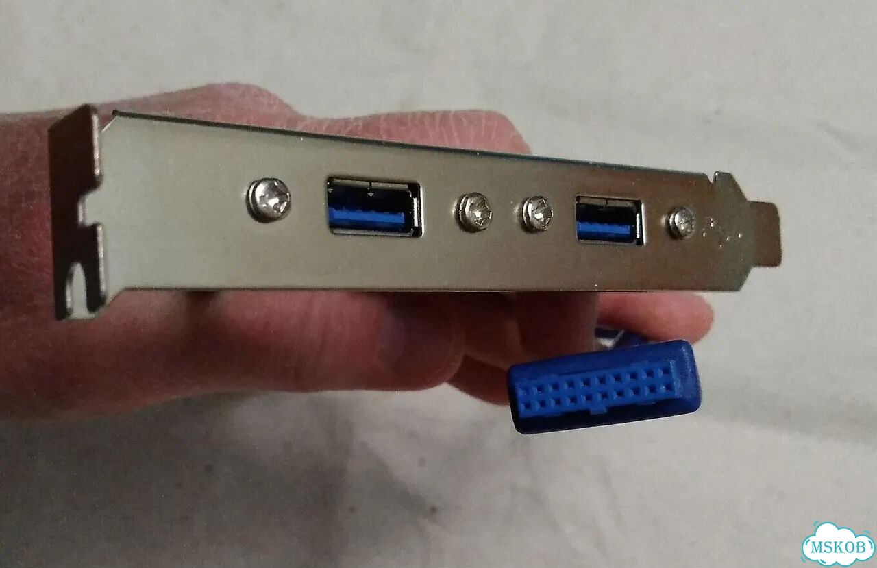 Кабель Gembird Dual USB 3.0 Receptacle 45 см M-Fx2 фото 2