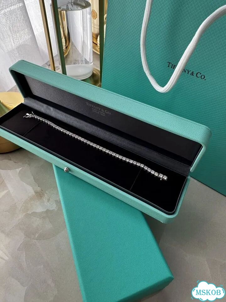 Tiffany теннисный браслет с бриллиантами фото 2
