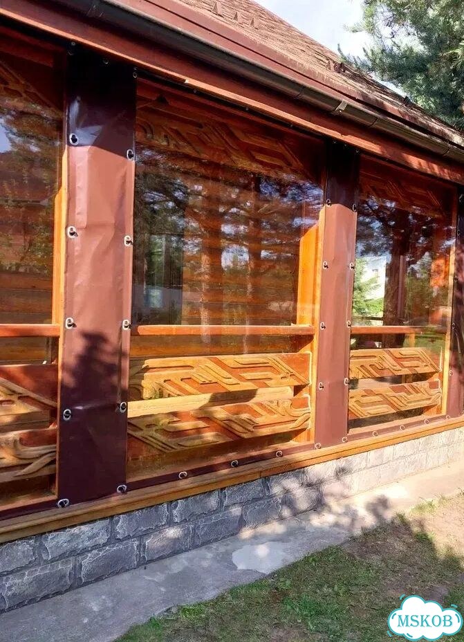 Пвх / мягкие окна / для беседки и дачи фото 2