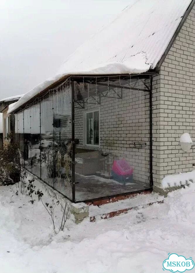 Пвх / мягкие окна / уличные шторы для веранды фото 10