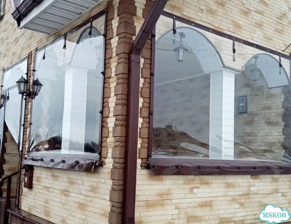 Пвх / мягкие окна / уличные шторы для веранды фото 4