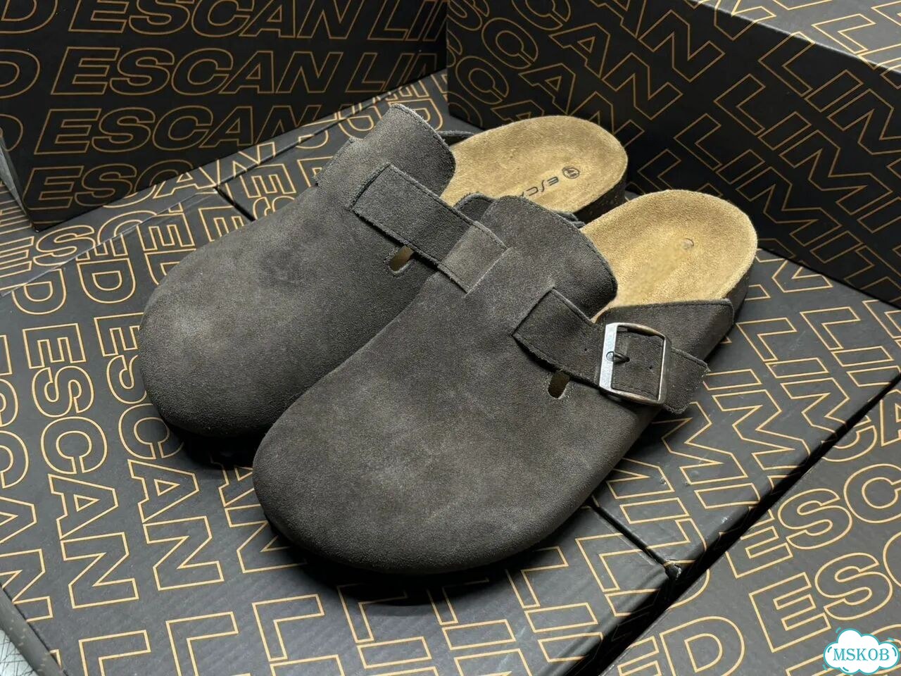 Сабо Birkenstock type Escan Brown фото 1