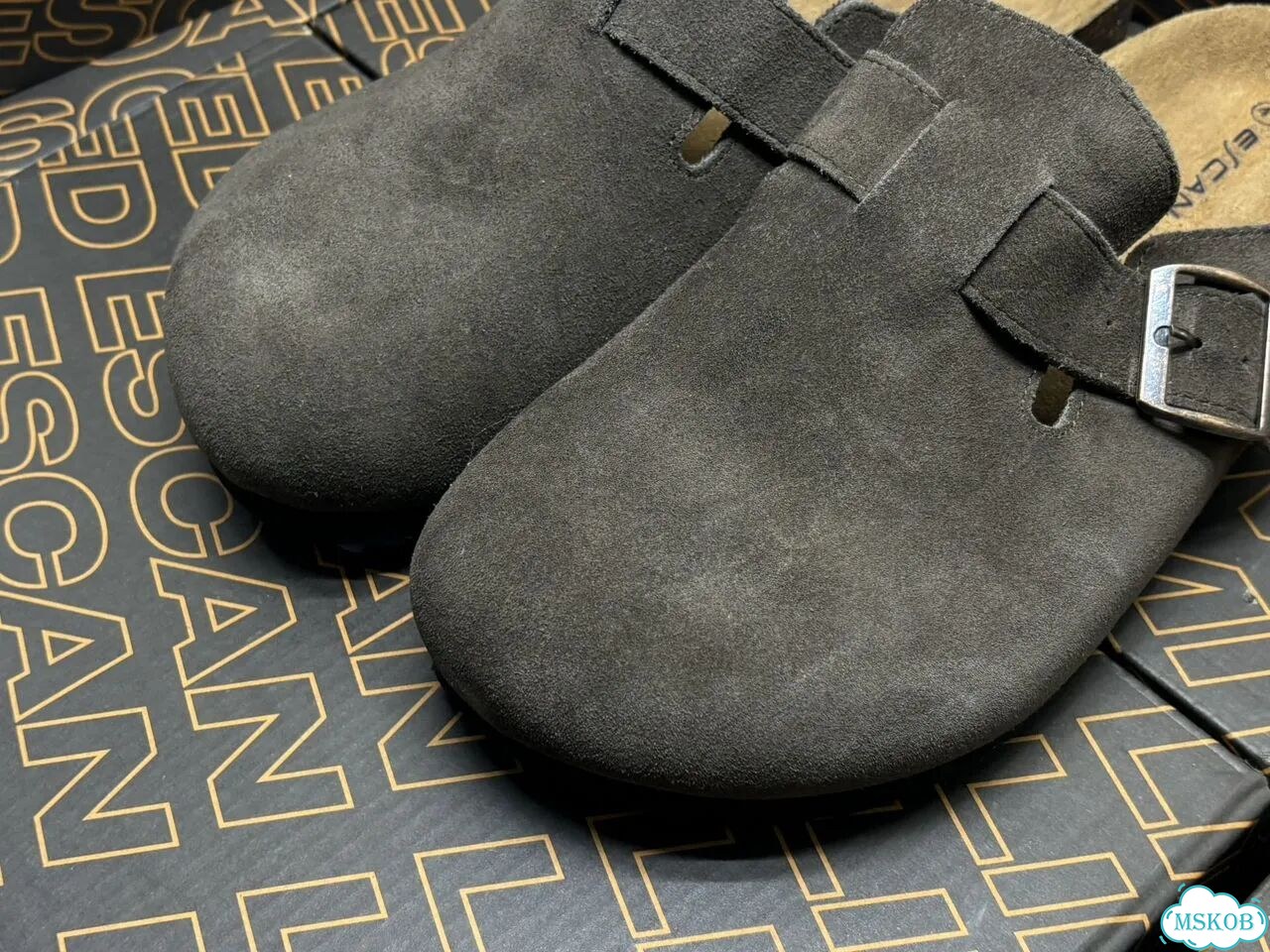 Сабо Birkenstock type Escan Brown фото 2