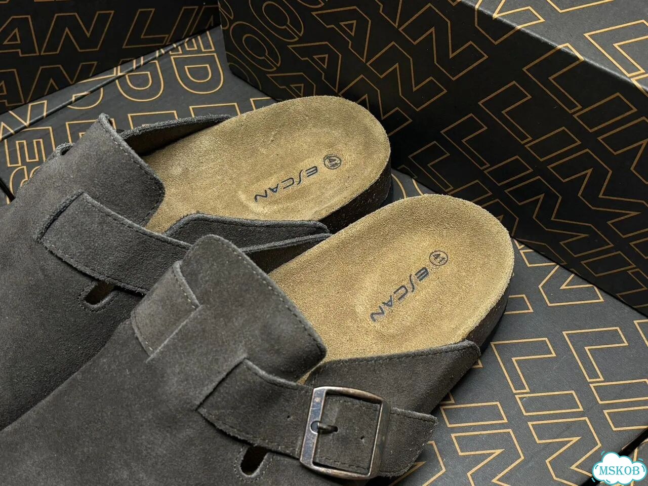 Сабо Birkenstock type Escan Brown фото 3