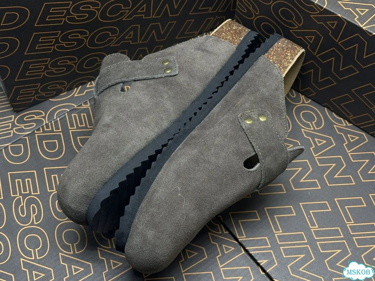 Сабо Birkenstock type Escan Brown фото 5