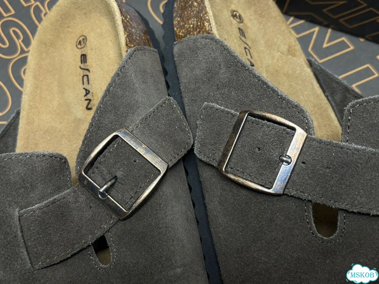 Сабо Birkenstock type Escan Brown фото 6