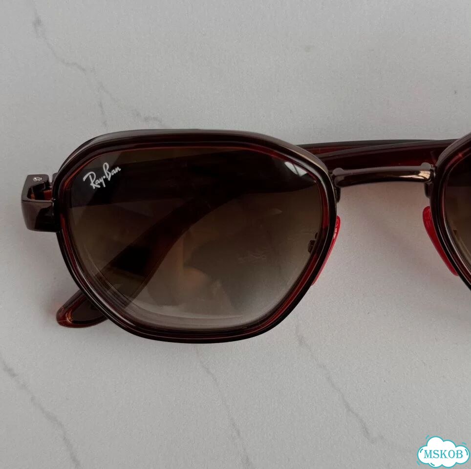Очки Ray Ban RB 3674-M Ferrari коричневые фото 7