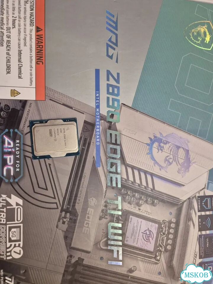 Комплект lga 1851 ultra 265k/z890 edge wifi фото 1
