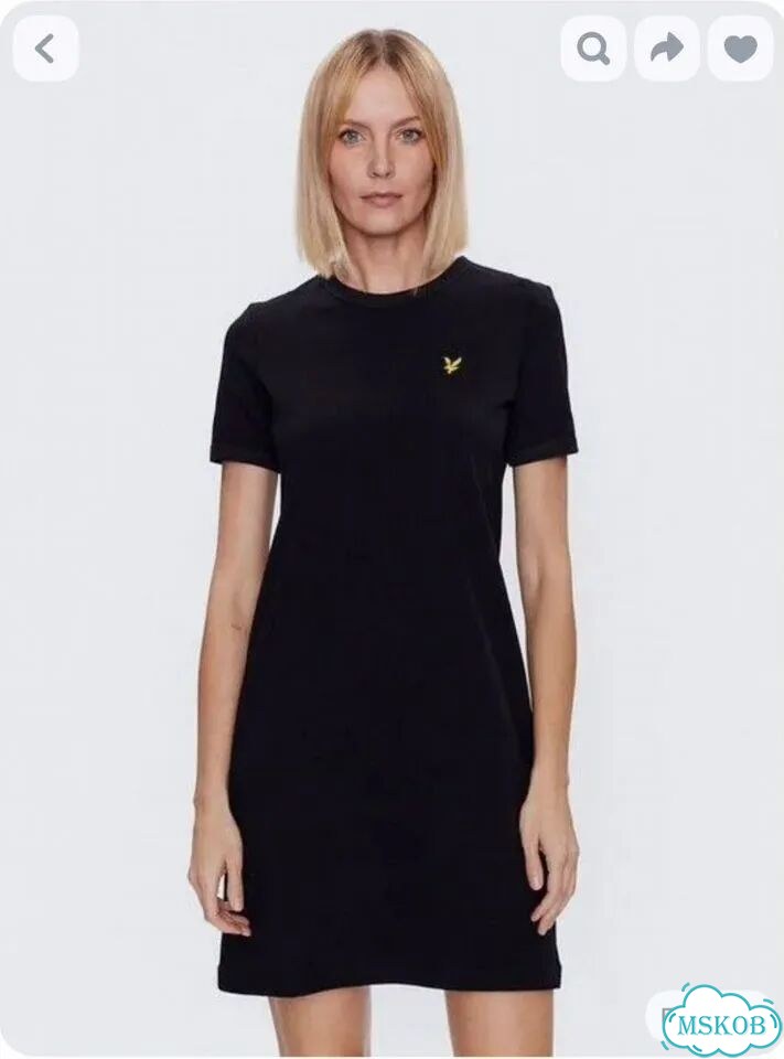 Lyle & scott Черное платье женское фото 2