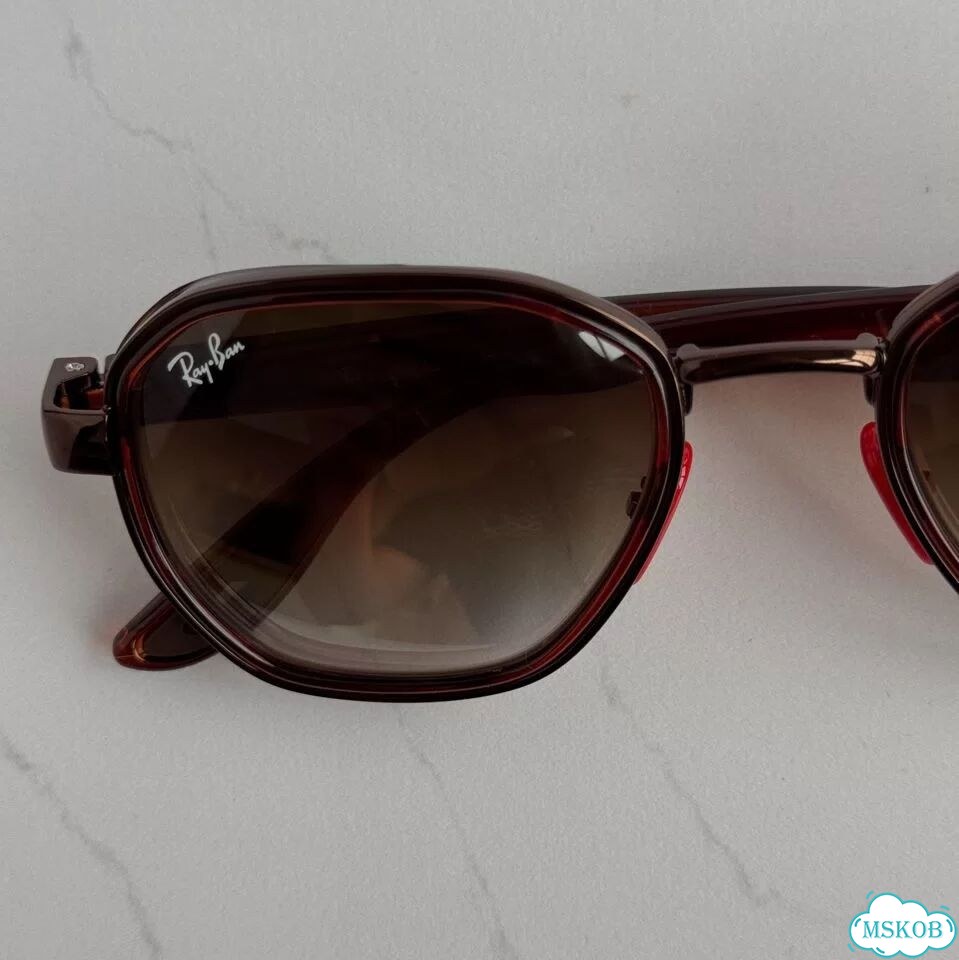 Очки Ray Ban RB 3674-M Ferrari коричневые фото 6