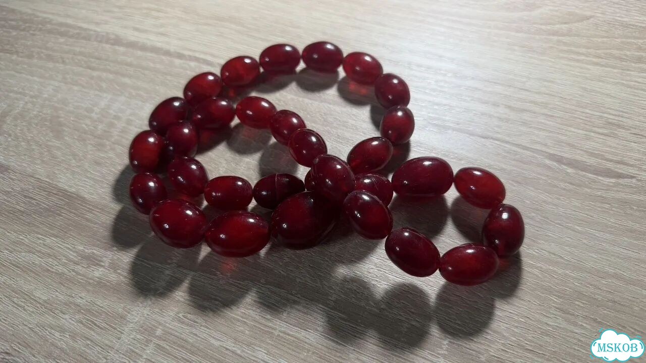 Бусы из халцедона фото 1
