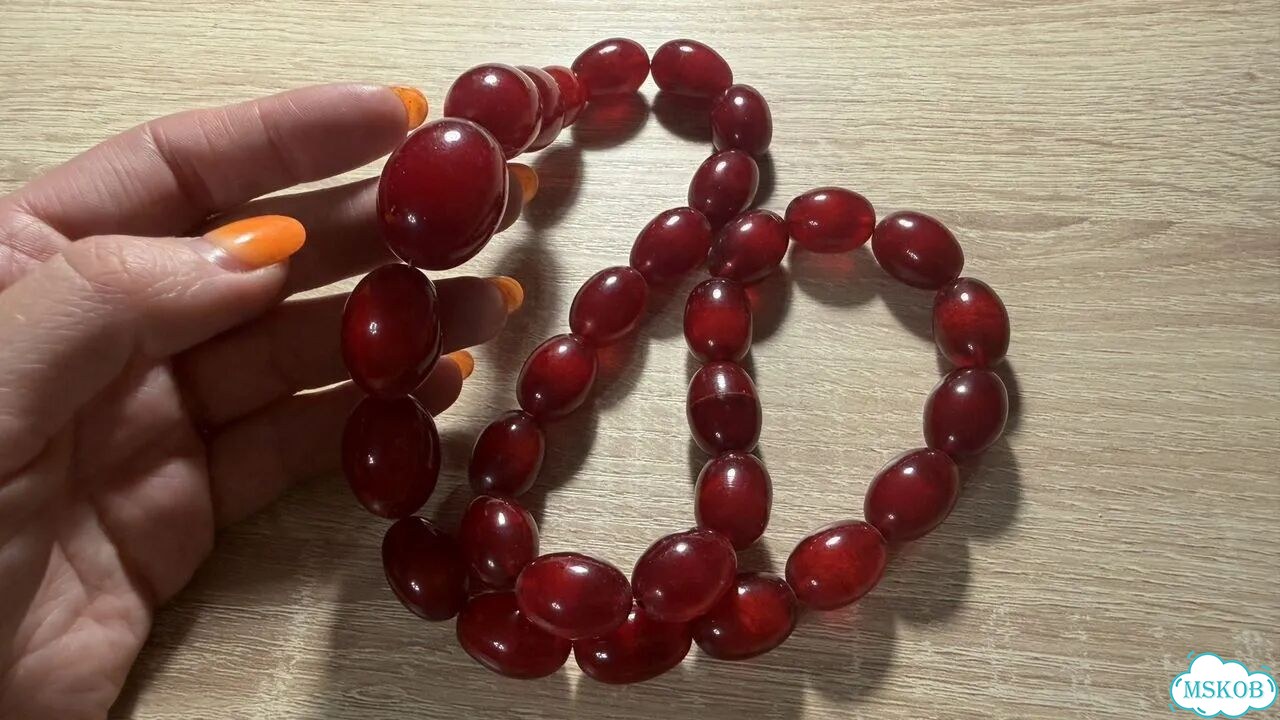 Бусы из халцедона фото 2