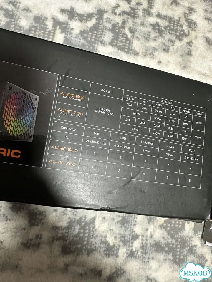Блок питания Cougar Auric 750w фото 5