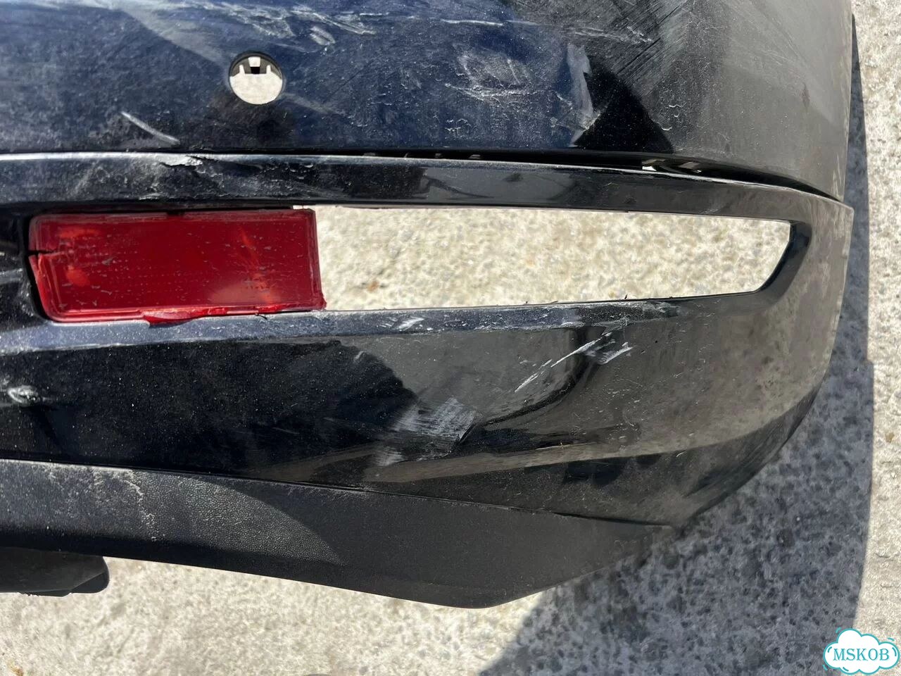 Бампер задний touareg nf фото 4