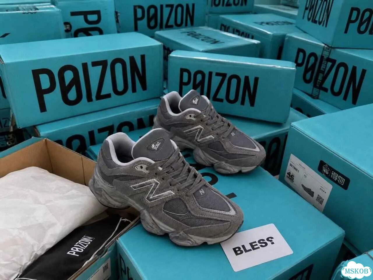 New Balance 9060 Shadow Grey мужские кроссовки оригинал качество размер 41 фото 1