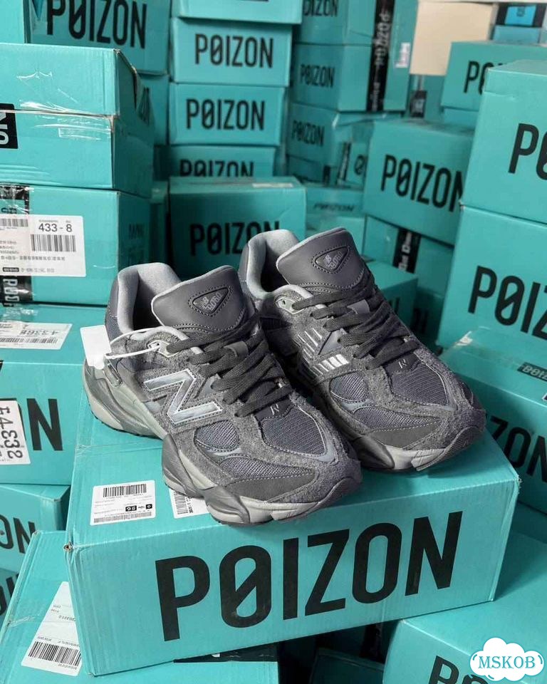 New Balance 9060 Shadow Grey мужские кроссовки оригинал качество размер 41 фото 8