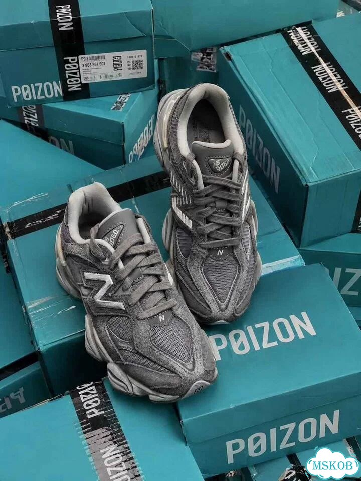 Оригинал качество New Balance 9060 Shadow Grey мужские размер 40 фото 1