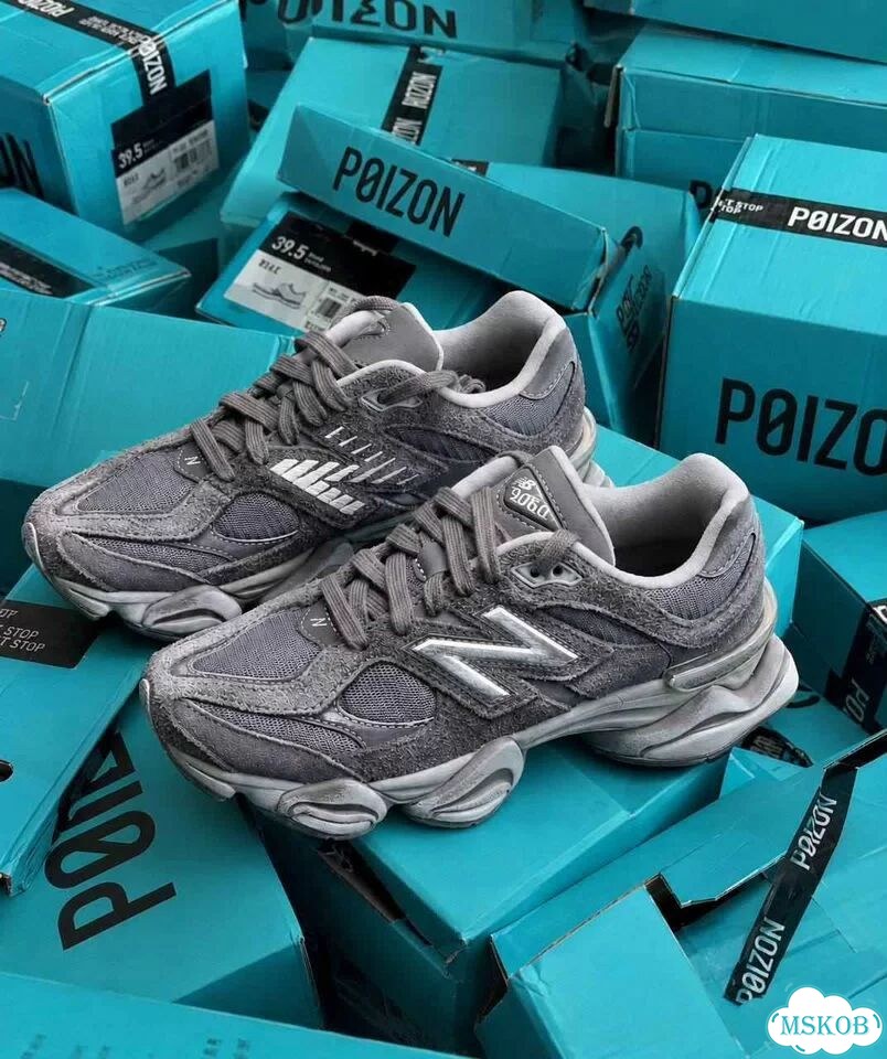 Оригинал качество New Balance 9060 Shadow Grey мужские размер 40 фото 5