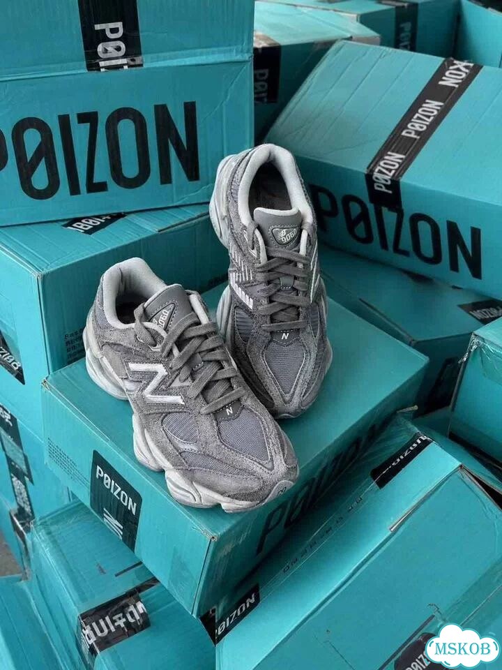Обувь мужская New Balance 9060 Shadow Grey оригинал качество размер 45 фото 3