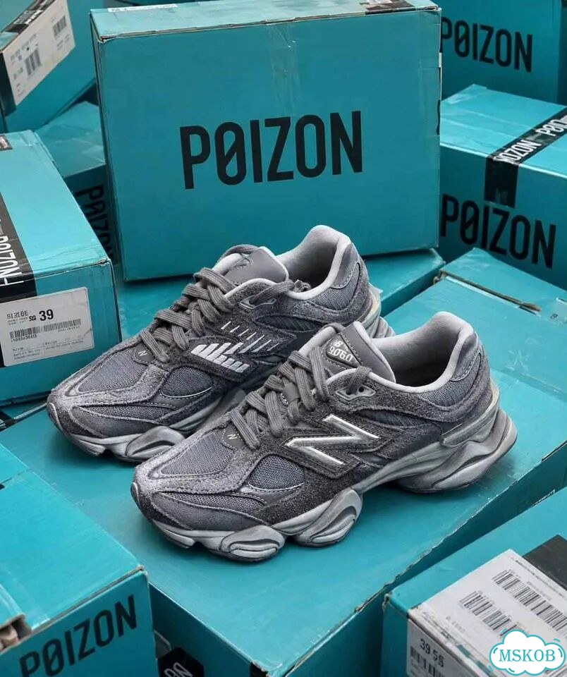 Обувь мужская New Balance 9060 Shadow Grey оригинал качество размер 45 фото 7