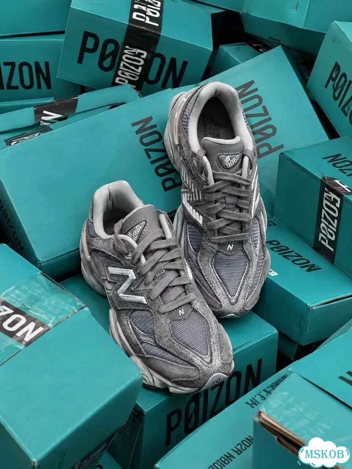 New Balance 9060 Shadow Grey мужские кеды оригинал качество размер 44 фото 4