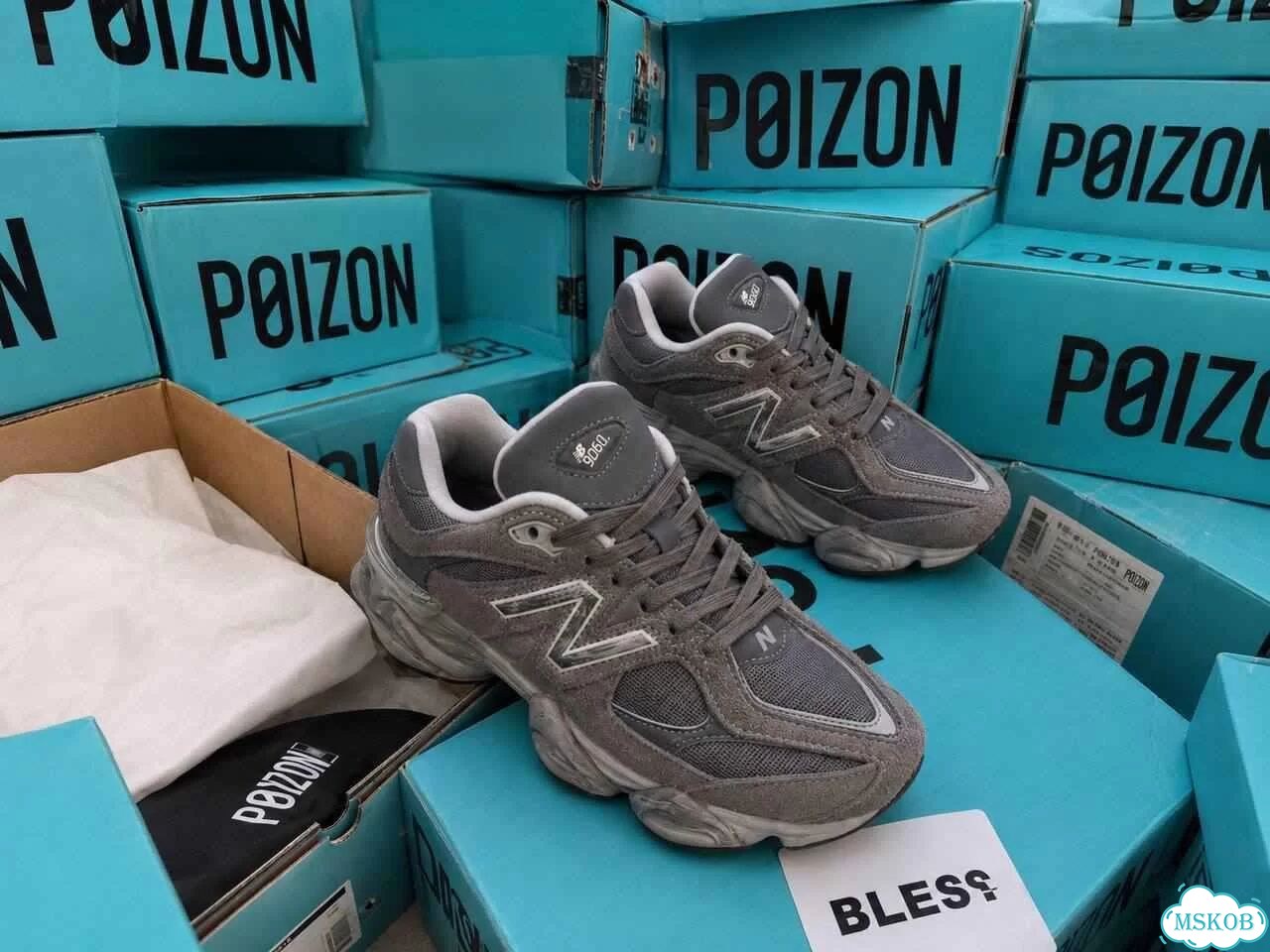 New Balance 9060 Shadow Grey мужские кеды оригинал качество размер 44 фото 6