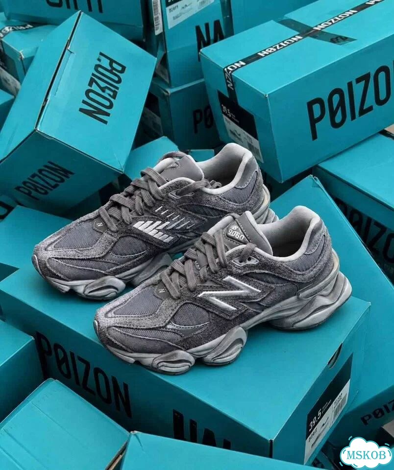 New Balance 9060 Shadow Grey мужские кеды оригинал качество размер 44 фото 8