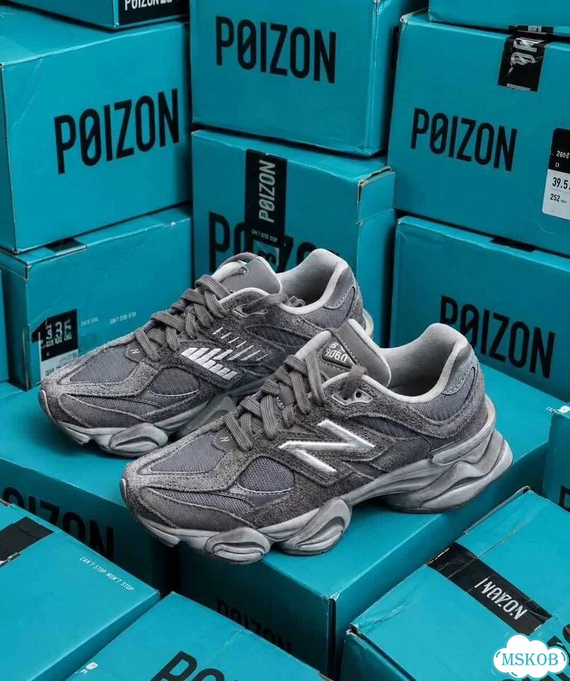 Мужские кроссовки оригинал качество New Balance 9060 Shadow Grey размер 46 фото 6