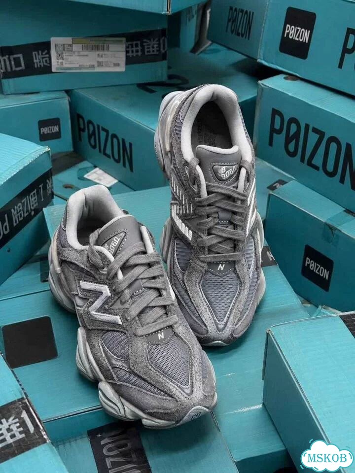 Кеды мужские New Balance 9060 Shadow Grey оригинал качество размер 44.5 фото 8