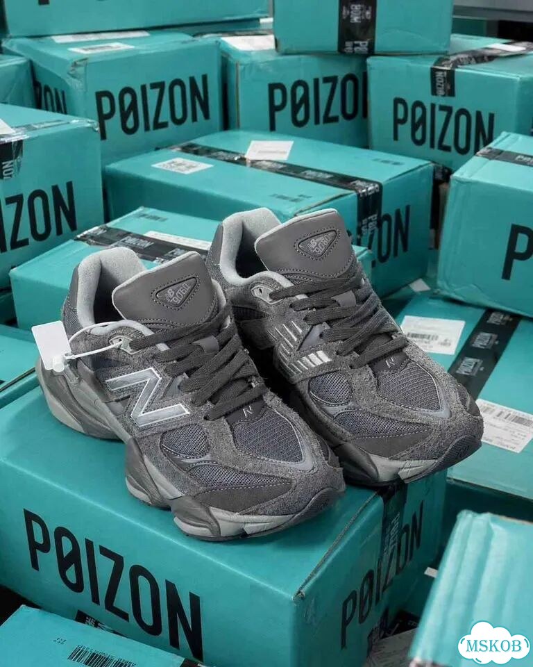 New Balance 9060 Shadow Grey оригинал качество мужские кеды размер 42-43 фото 6
