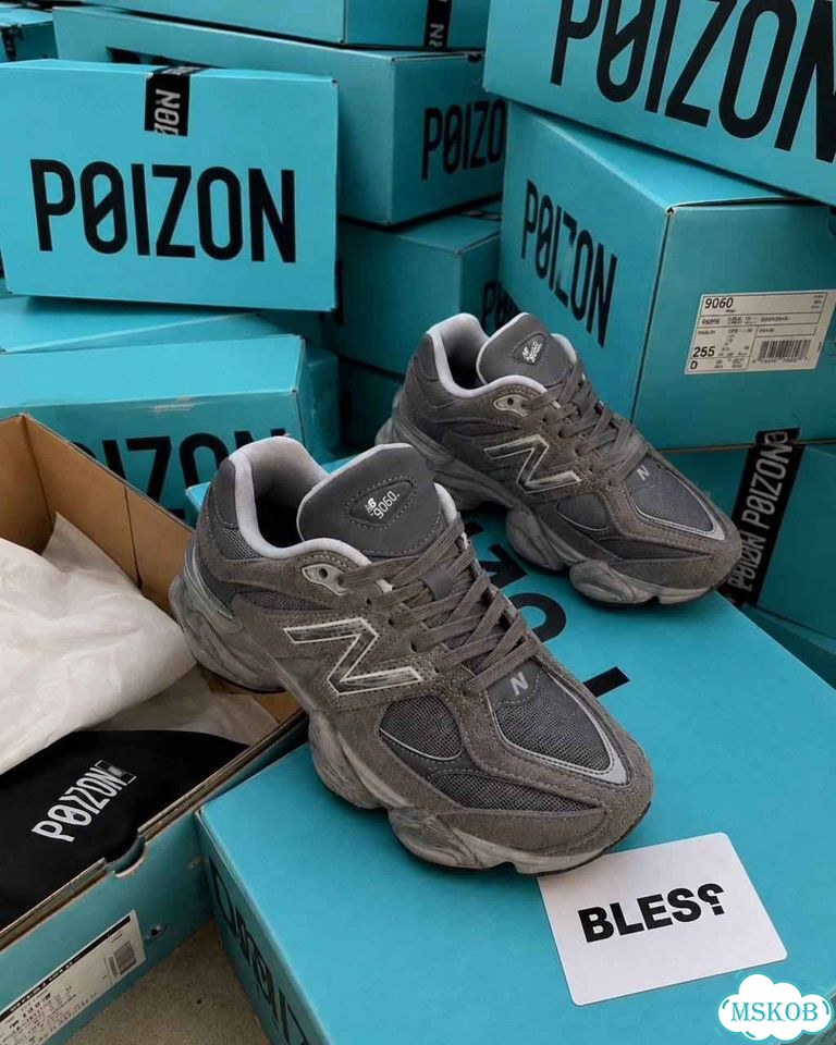 Мужские New Balance 9060 Shadow Grey кроссовки оригинал качество размер 40 фото 6