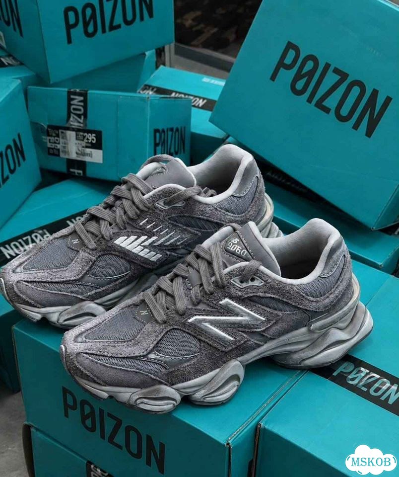 Кеды New Balance 9060 Shadow Grey мужские оригинал качество размер 42 фото 1