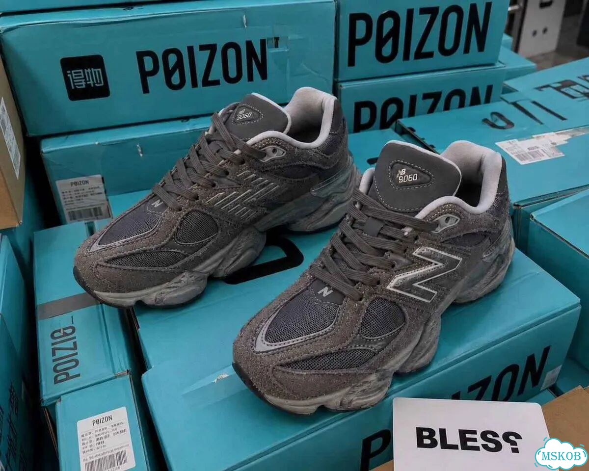 Кеды New Balance 9060 Shadow Grey мужские оригинал качество размер 42 фото 5