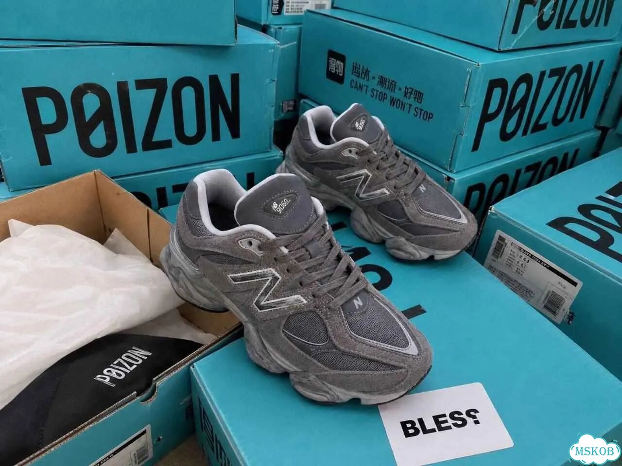 Кеды New Balance 9060 Shadow Grey мужские оригинал качество размер 42 фото 8