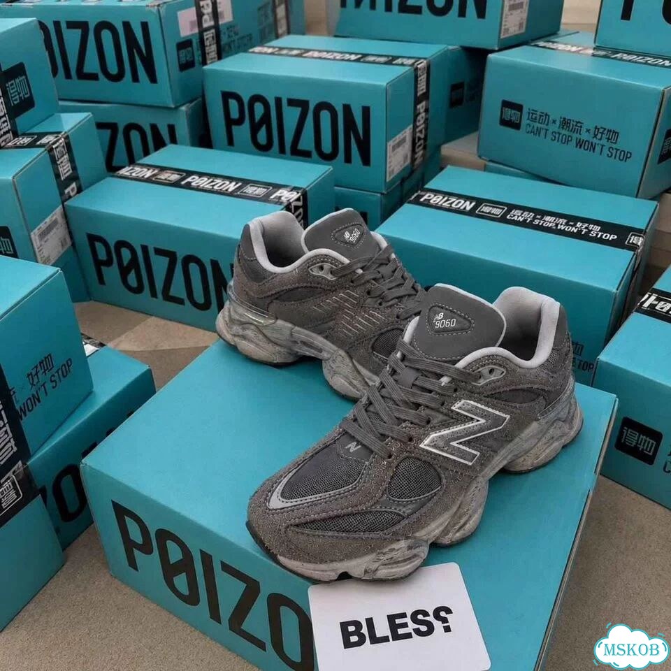 Оригинал качество New Balance 9060 Shadow Grey мужские размер 44 фото 9
