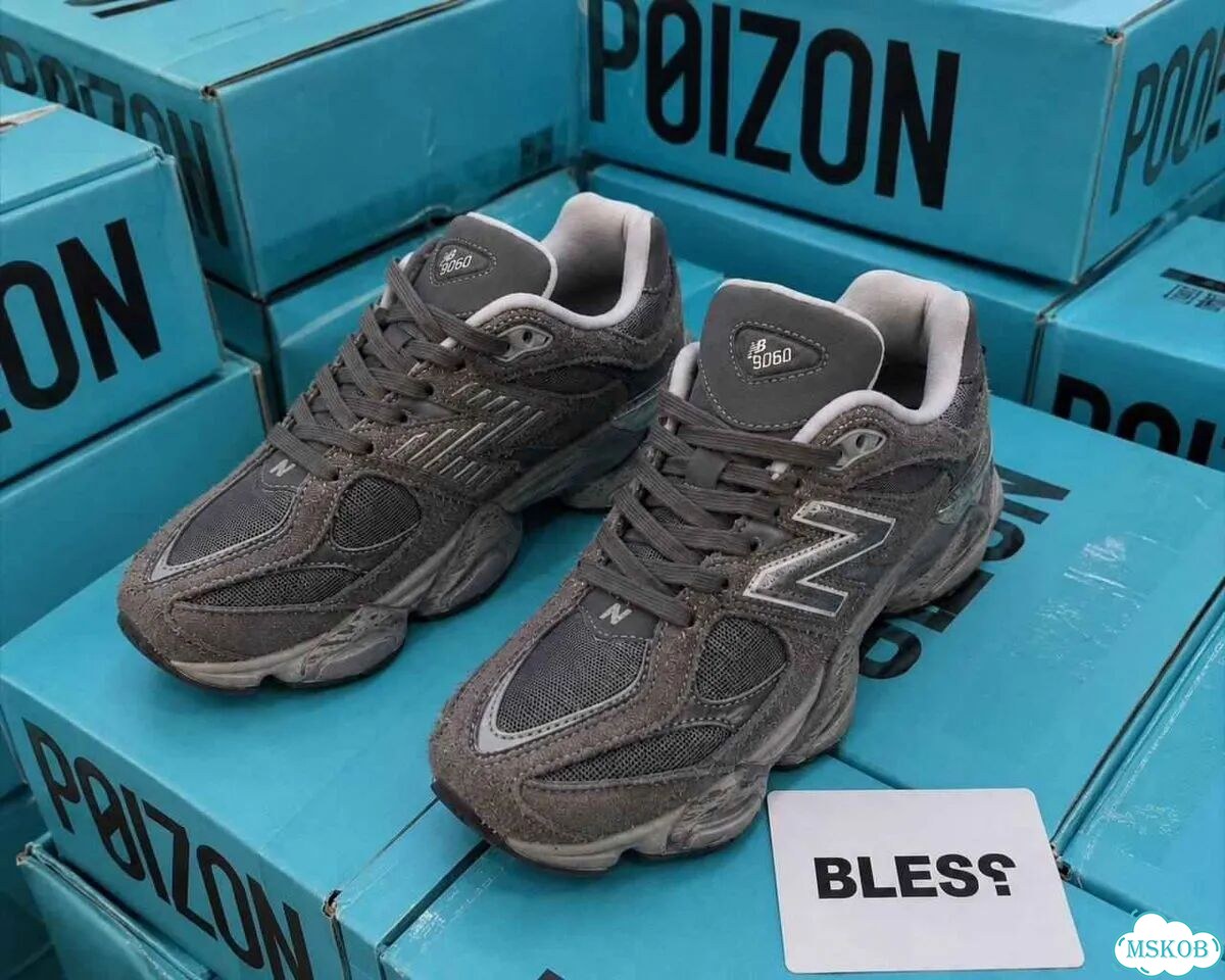 Мужские кроссовки New Balance 9060 Shadow Grey оригинал качество размер 43 фото 4