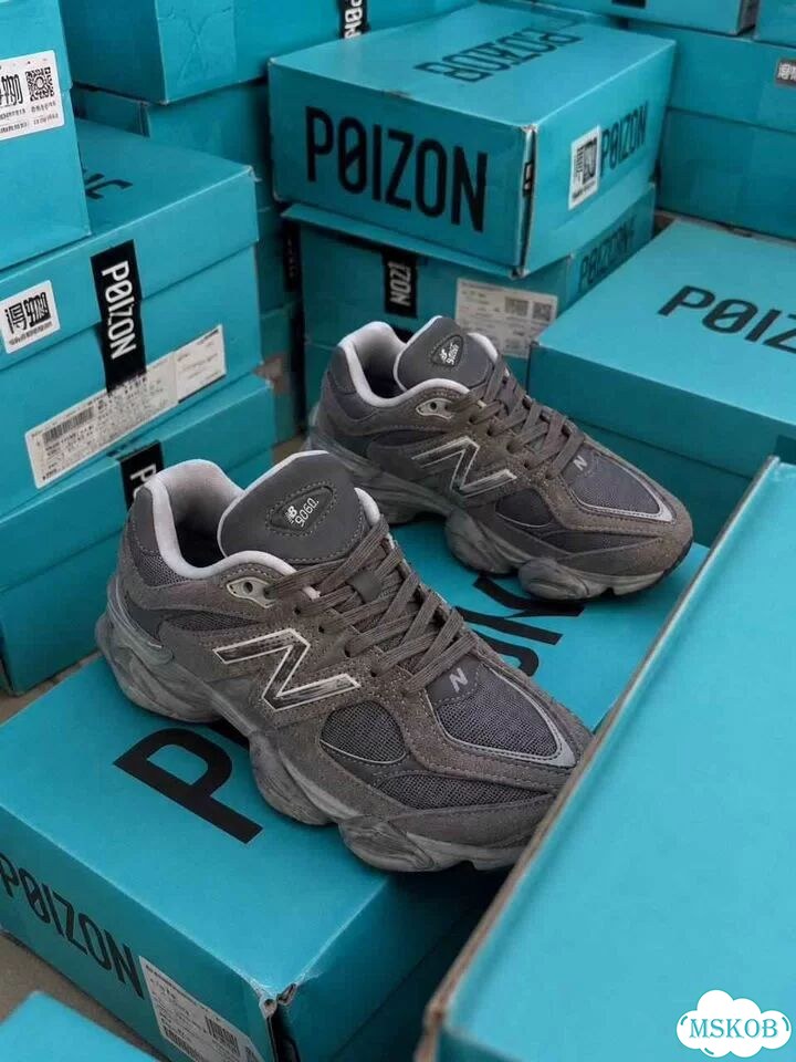 Оригинал качество New Balance 9060 Shadow Grey мужские размер 42 фото 10