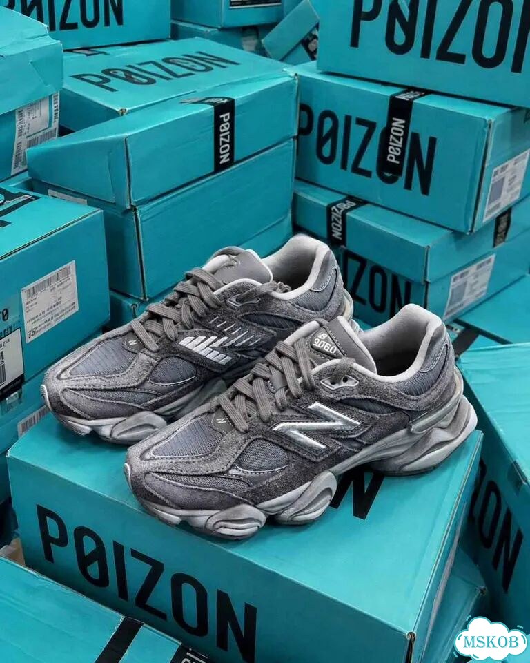 Оригинал качество New Balance 9060 Shadow Grey мужские размер 42 фото 3