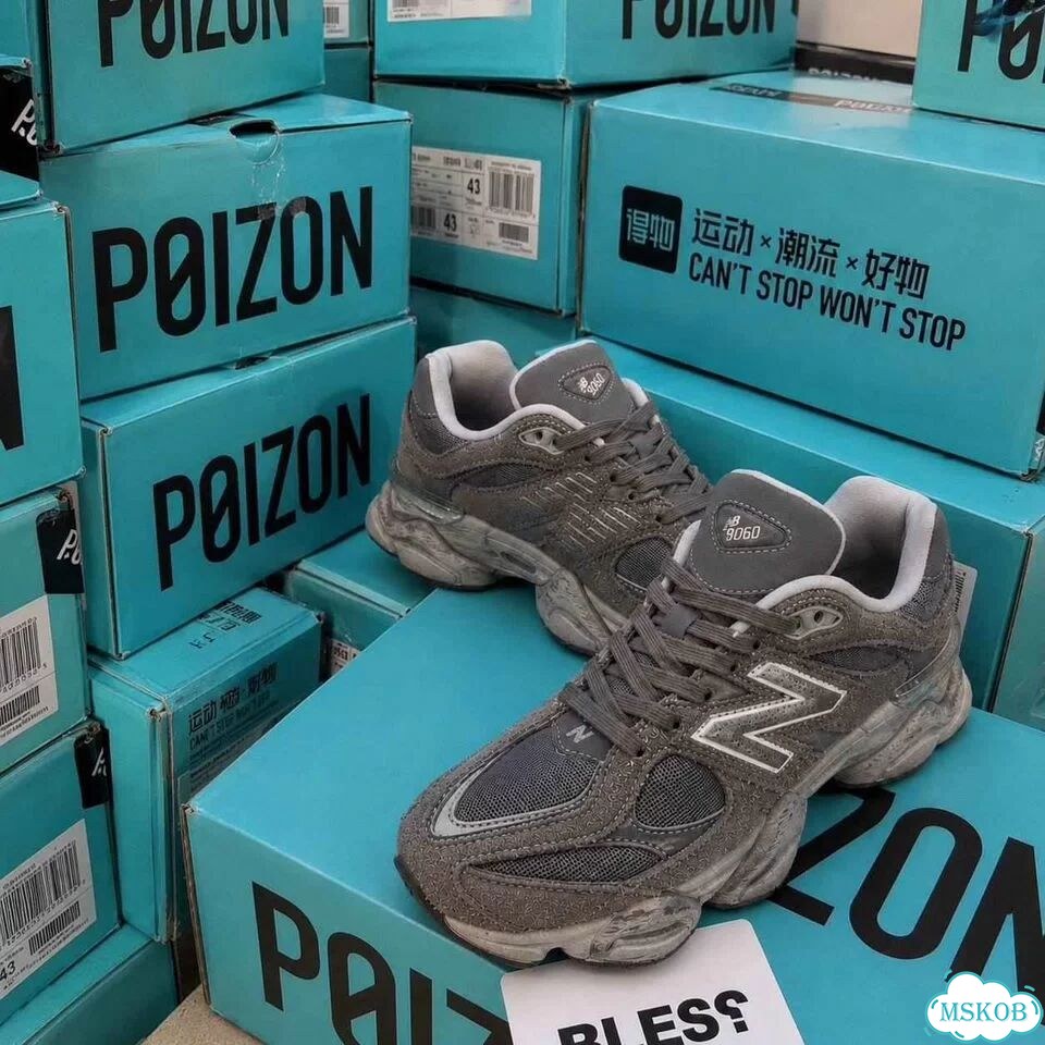 Оригинал качество New Balance 9060 Shadow Grey мужские размер 41 фото 3