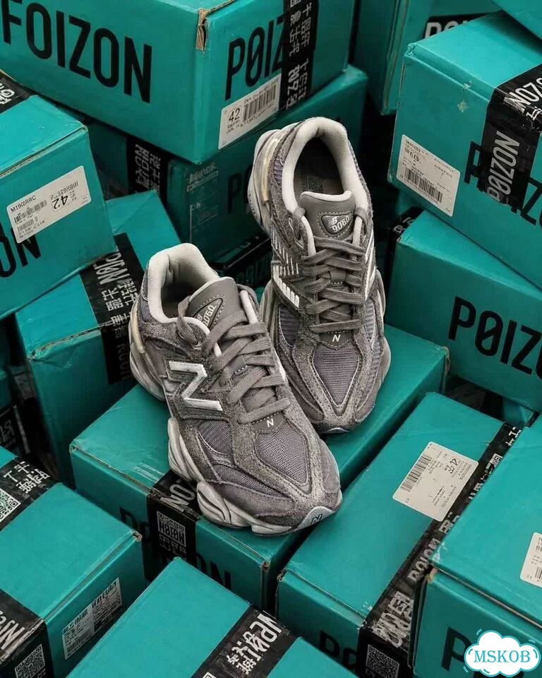Оригинал качество New Balance 9060 Shadow Grey мужские размер 41 фото 9