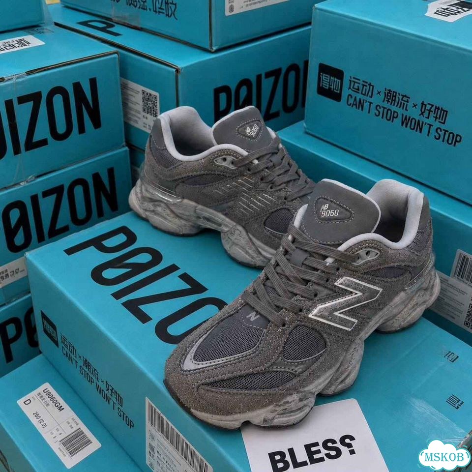 Оригинал качество New Balance 9060 Shadow Grey мужские размер 46 фото 7