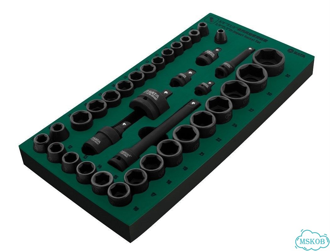 SATA Ударные торцевые головки 36шт 09914 фото 1