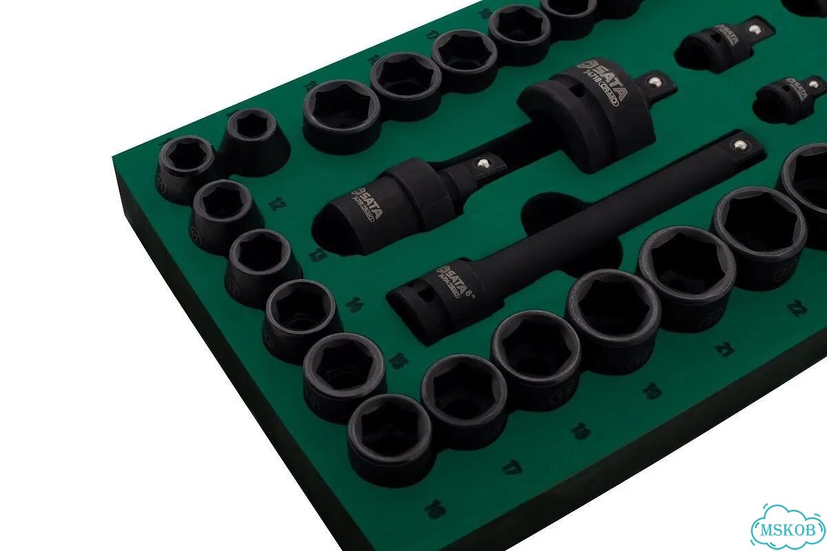 SATA Ударные торцевые головки 36шт 09914 фото 2
