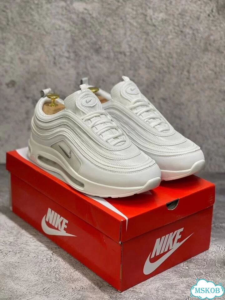 Nike Air Max 97 белые фото 1