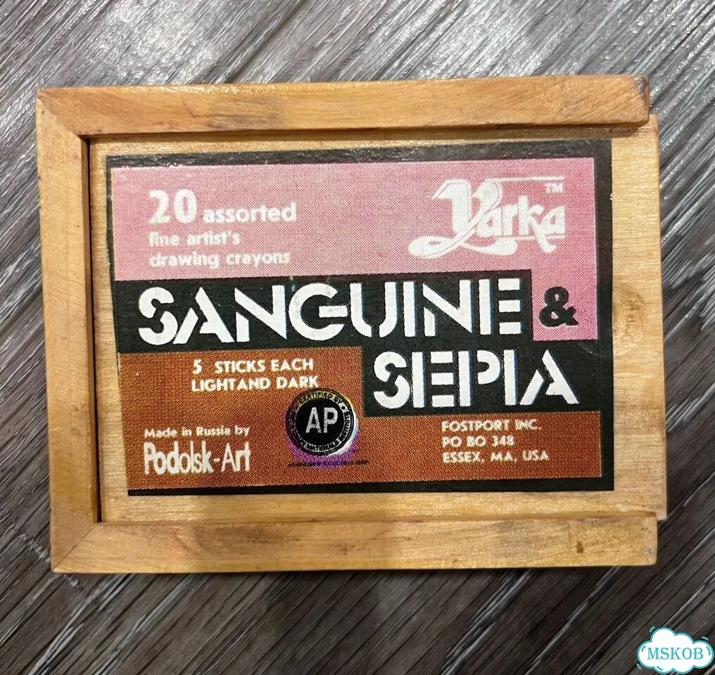 Sanguine & sepia (восковые мелки для рисования) фото 1