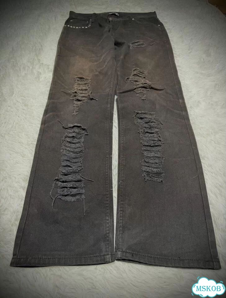 Джинсы Hysteric Glamour Distressed Studded фото 1