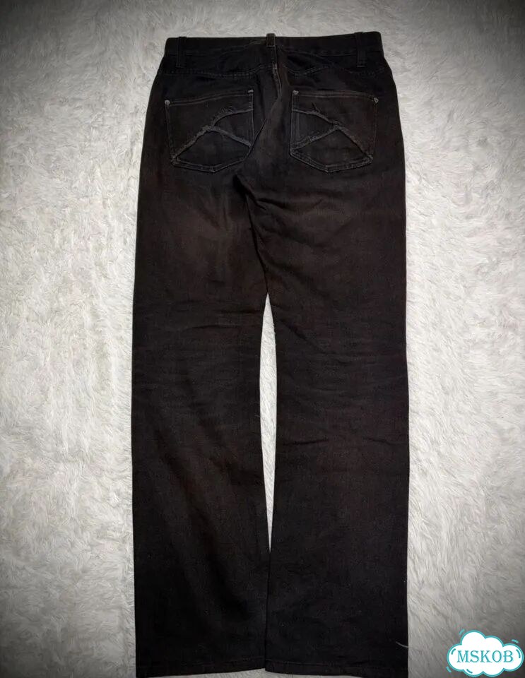 Джинсы Hysteric Glamour Distressed Studded фото 2