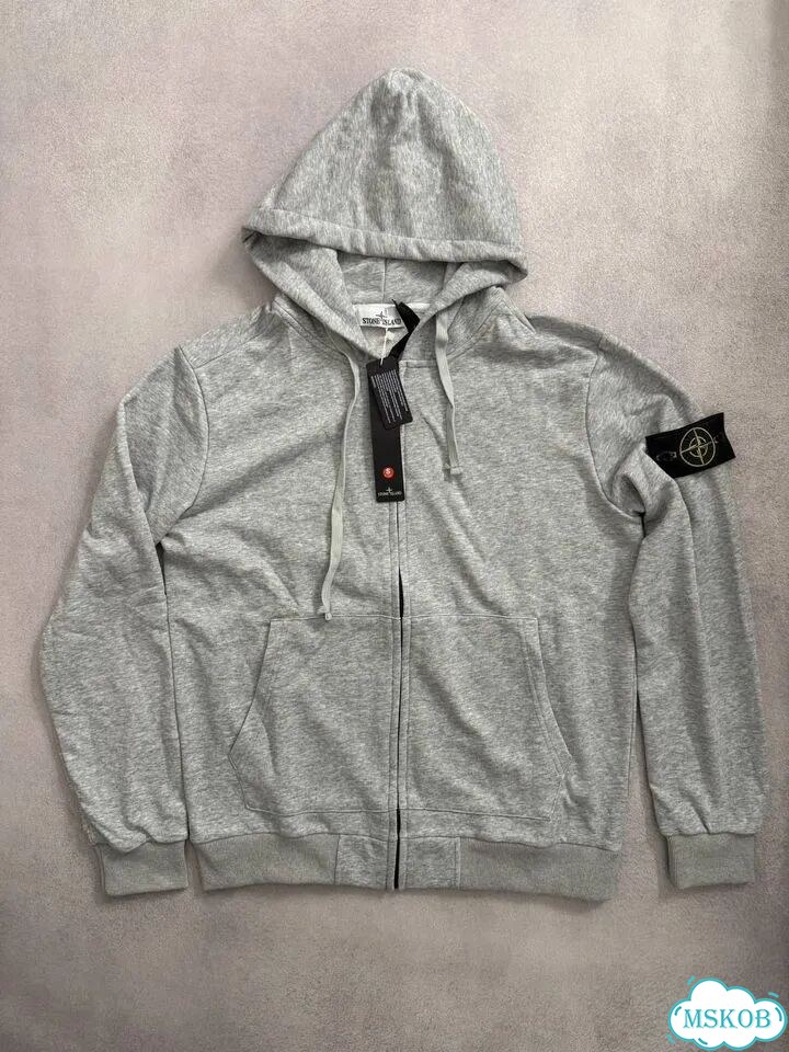 Зип худи Stone Island Grey фото 1