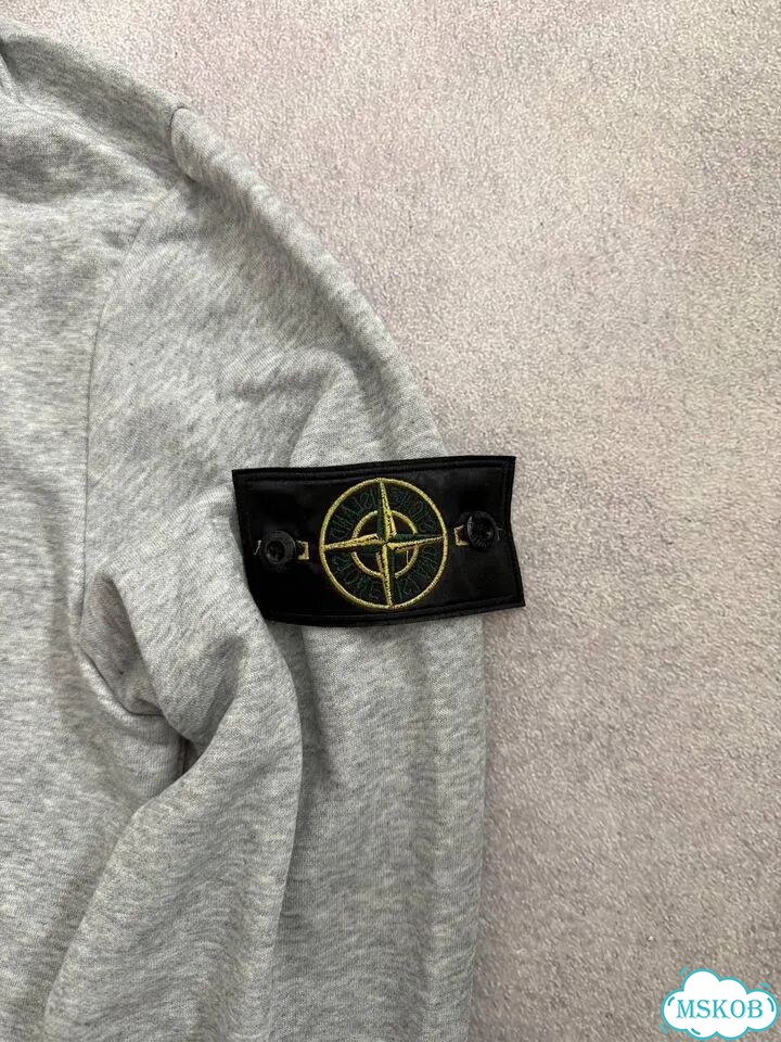 Зип худи Stone Island Grey фото 2