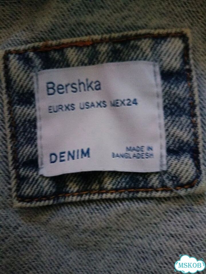 Джинсовая куртка Bershka p 48 фото 6